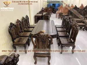 bàn ghế ăn louis (1214)