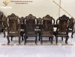 bàn ghế ăn louis (1215)