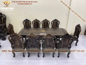 bàn ghế ăn louis (1216)