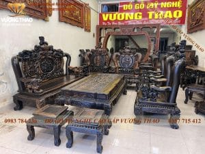 bàn ghế nghê 3 đầu 211