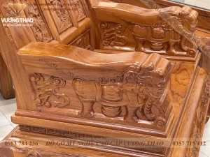 bộ bàn ghế khánh voi gỗ hương đá (1605)