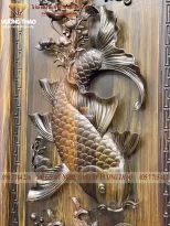 tranh lý ngư vọng nguyệt gỗ mun hoa (1437)