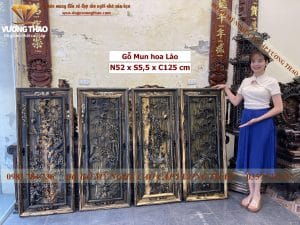 tranh tứ quý gỗ 88