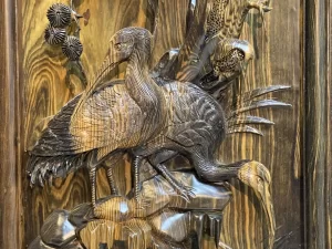 tranh tứ quý gỗ mun hoa (1626)