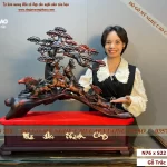 tượng mã đáo thành công bằng gỗ (690)