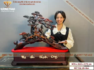 tượng mã đáo thành công bằng gỗ (690)