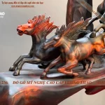 tượng mã đáo thành công bằng gỗ (694)