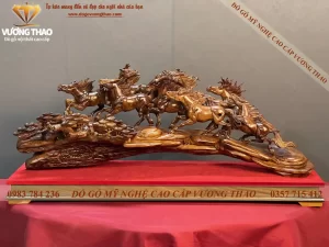 tượng mã đáo thành công gỗ (674)