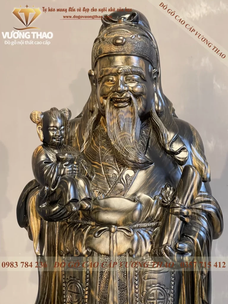 tượng tam đa gỗ (1709)