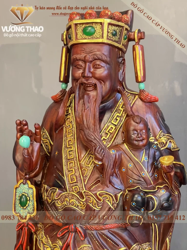 tượng tam đa gỗ (1723)