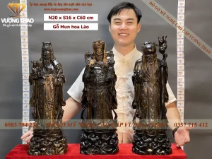 tượng tam đa gỗ (466)