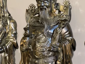 tượng tam đa gỗ mun hoa (2043)