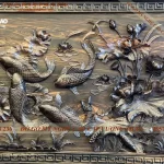 tranh cửu ngư quần hội bằng gỗ (473)