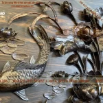 tranh cửu ngư quần hội bằng gỗ (476)