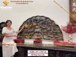 tranh quạt gỗ treo tường (1276)