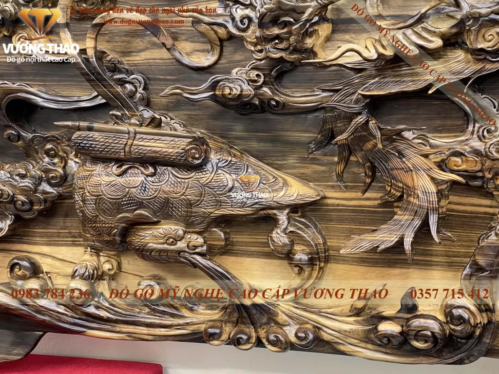 tranh quạt gỗ treo tường (1277)