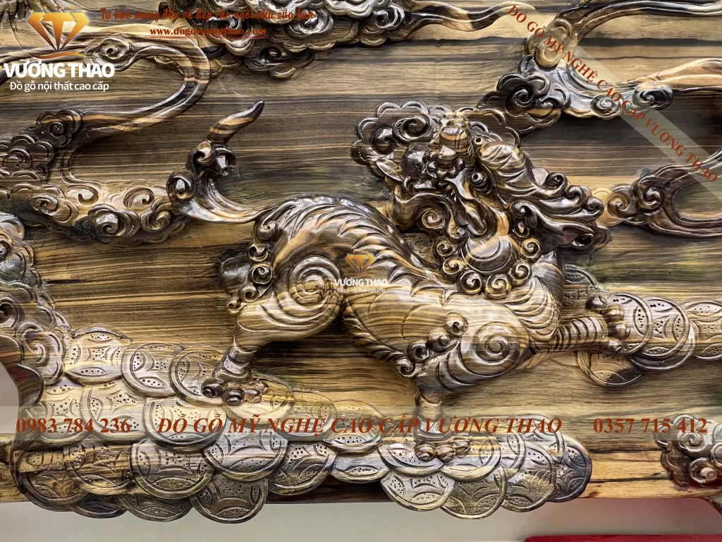 tranh quạt gỗ treo tường (1278)