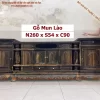 kệ tivi cột nho gỗ mun hoa (1614)
