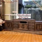 kệ tivi phòng khách mõ đồng tiền tứ quý (578)