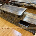 kệ tivi vát gỗ mun (591)