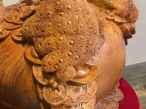 tam thiềm thừ chấn chum gỗ hương ta (1735)