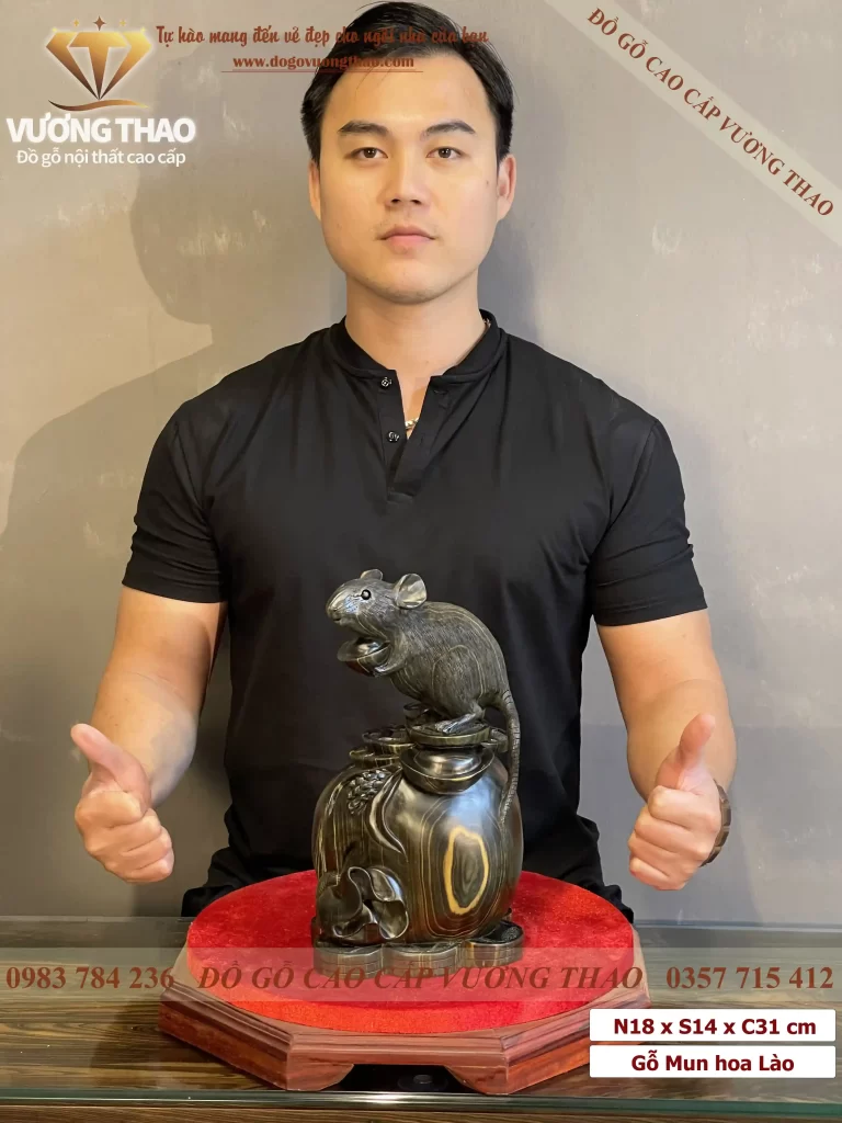 tượng chuột gỗ (1736)
