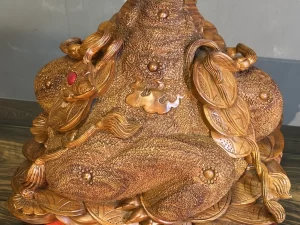 tượng cóc thiềm thừ gỗ (1854)