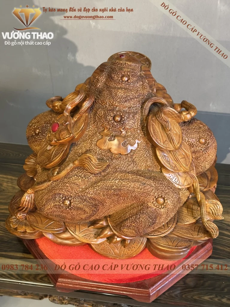 tượng cóc thiềm thừ gỗ (1854)