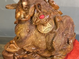 tượng cóc thiềm thừ gỗ (1855)