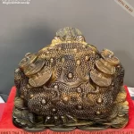 tượng cóc thiềm thừ gỗ (530)