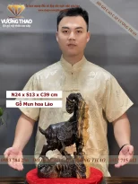 tượng dê gỗ (233)