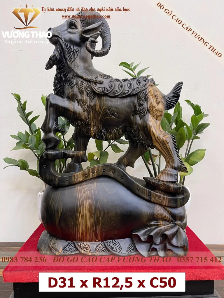 tượng dê gỗ (774)