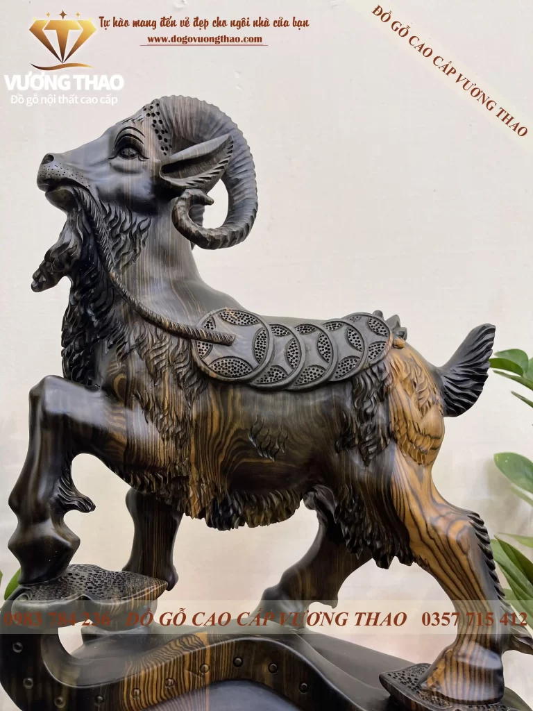 tượng dê gỗ (776)