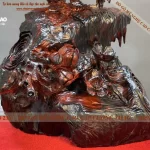 tượng gà trống gỗ trắc (177)