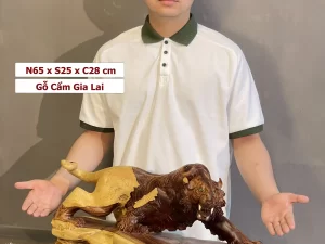 tượng hổ gỗ cẩm lai (1973)