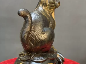 tượng mèo gỗ (144)