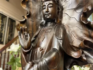 tượng phật quan âm gỗ (710)