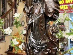 tượng phật quan âm gỗ (711)