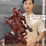 tượng quan công cưỡi ngựa (483)