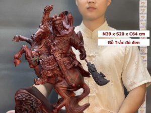 tượng quan công cưỡi ngựa 483