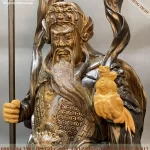 tượng quan công hàng long gỗ (120)