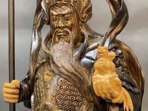 tượng quan công hàng long gỗ (120)