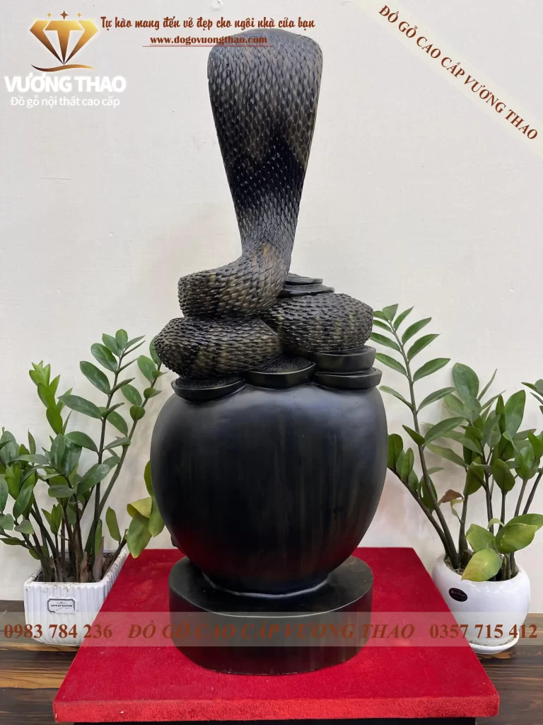tượng rắn gỗ (786)