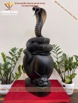 tượng rắn gỗ (787)