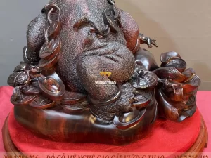 tượng thiềm thừ gỗ trắc (1333)