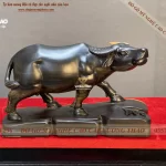 tượng trâu gỗ (1001)