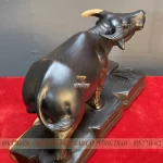 tượng trâu gỗ (1002)