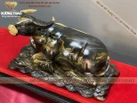 tượng trâu gỗ (1043)