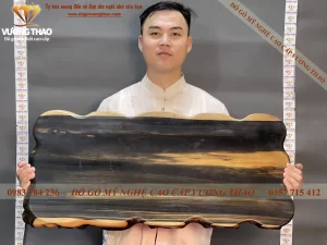 khay trà gỗ mun (537)