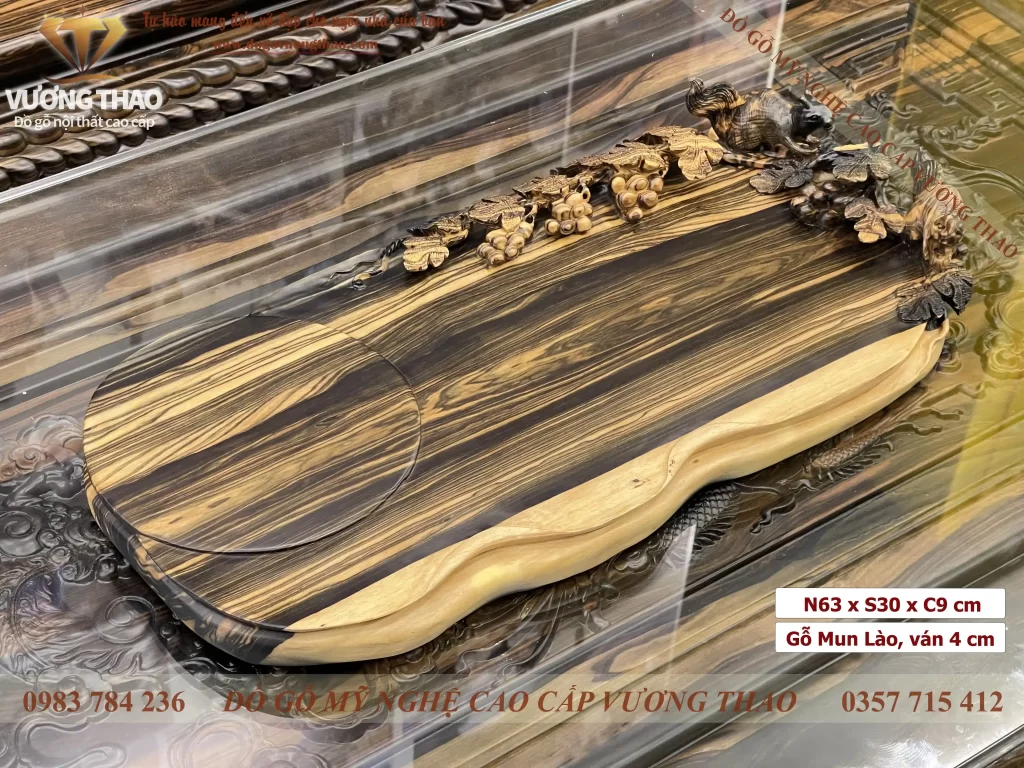 khay trà gỗ mun hoa (1679)